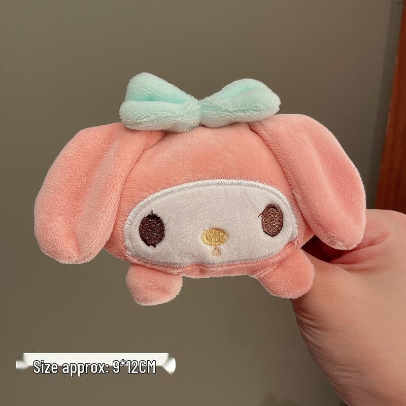 Japanese Kawaii Sunflower Panda Plush Brooch - Adorable Pin for Clothes, Bags, and Accessories.