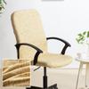Office Chair Covers Stretchable Desk Chair Cover with Zipper Rotating Computer Chair Cover Washable Office Chair Seat Cover Armchair Cover Slipcovers