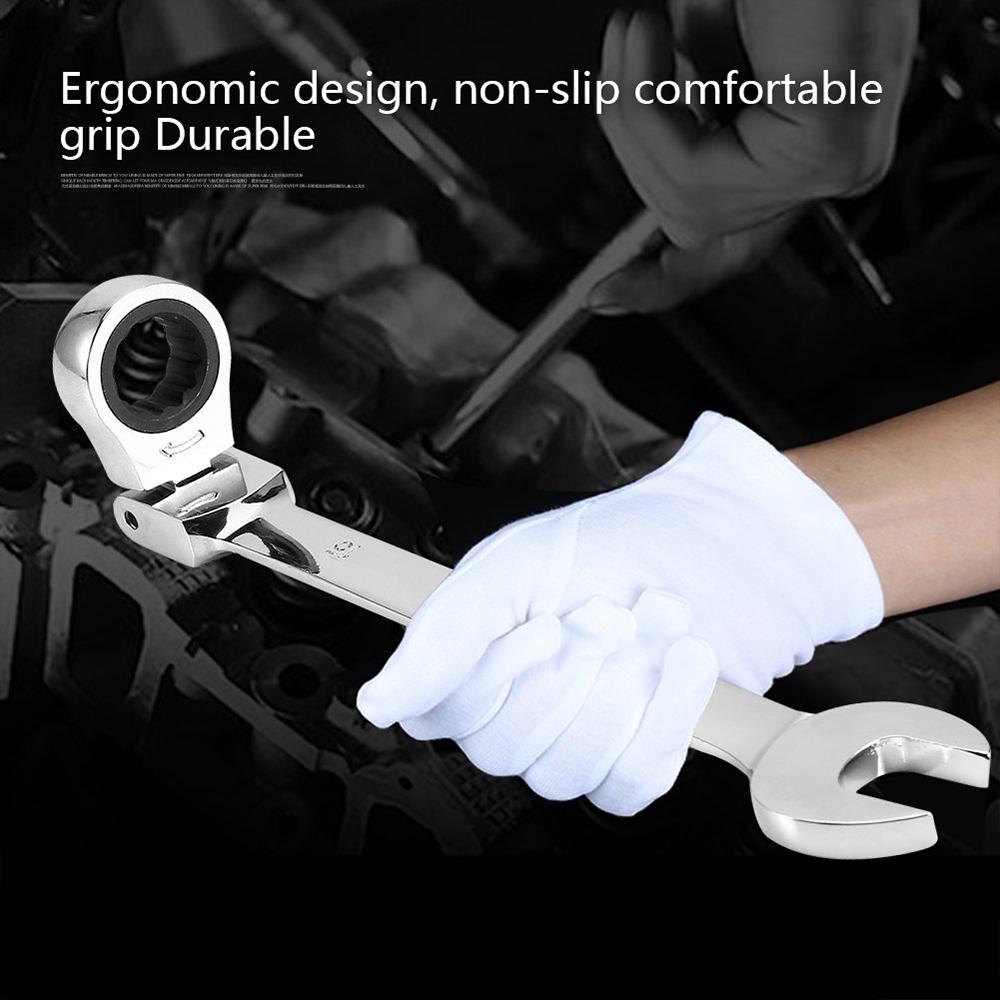 Juego de llaves inglesas de 5/7/12 uds, juego de llaves para reparación de automóviles, llaves de trinquete universales, juegos de llaves, herramientas manuales, llave de trinquete