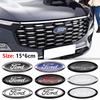 15cm ABS Car Front Rear Trunk Badge Emblem Replacement For Ford Focus Mondeo EcoSport Ranger Fiesta Kuga Auto Tuning Accessories