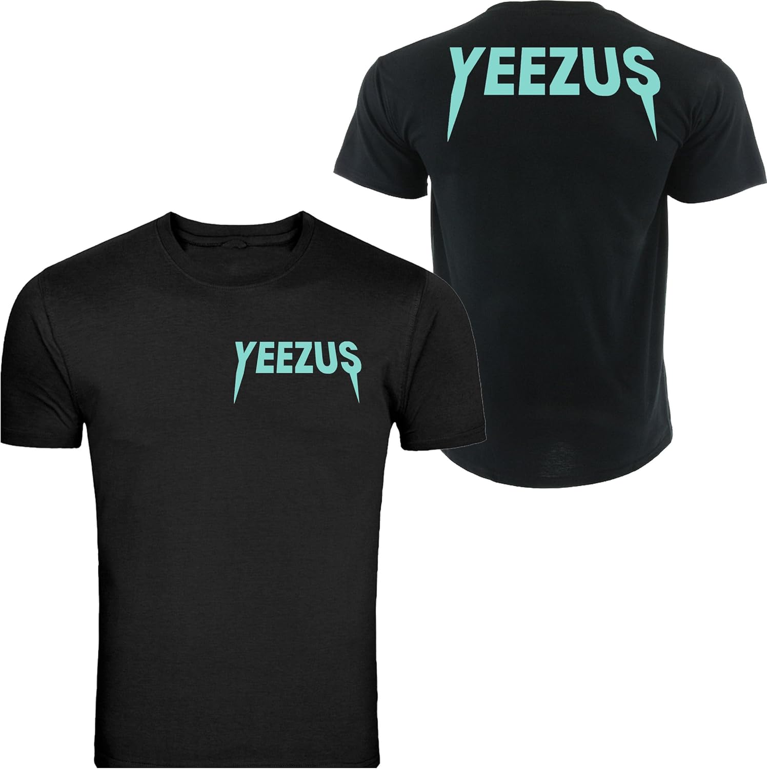 Черная футболка Yeezus Тур Yeezus Мерч Футболка Yeezus Yeezus Kanye S-5XL S разноцветный