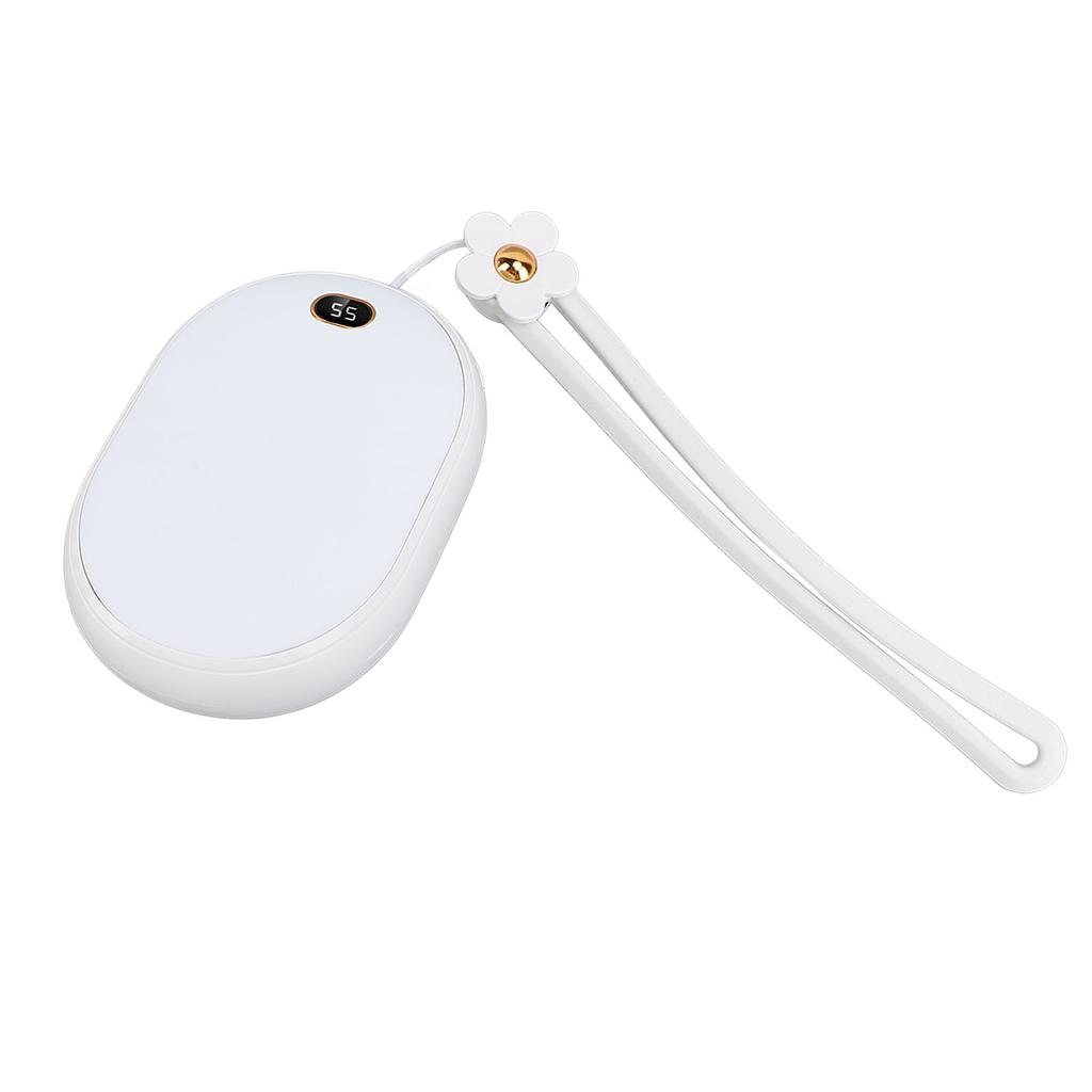 USB Hand Warmer LED Display 2 Temperatures Double Sided Heating 10000mAh Power Bank Pocket Heater 2A