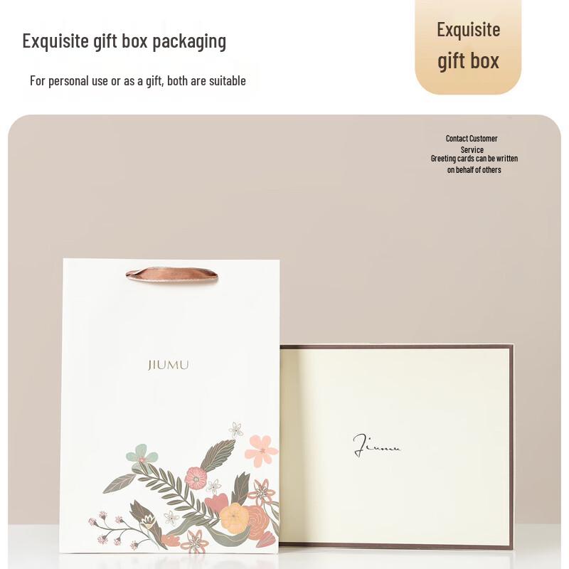 JIUMU SZ083 Women's Pure Wool Jacquard Scarf & Shawl Gift Box