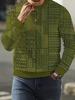 Round Neck Long Sleeve Sweatshirt Men's Spring and Autumn Fashion Round Neck Sweatshirt