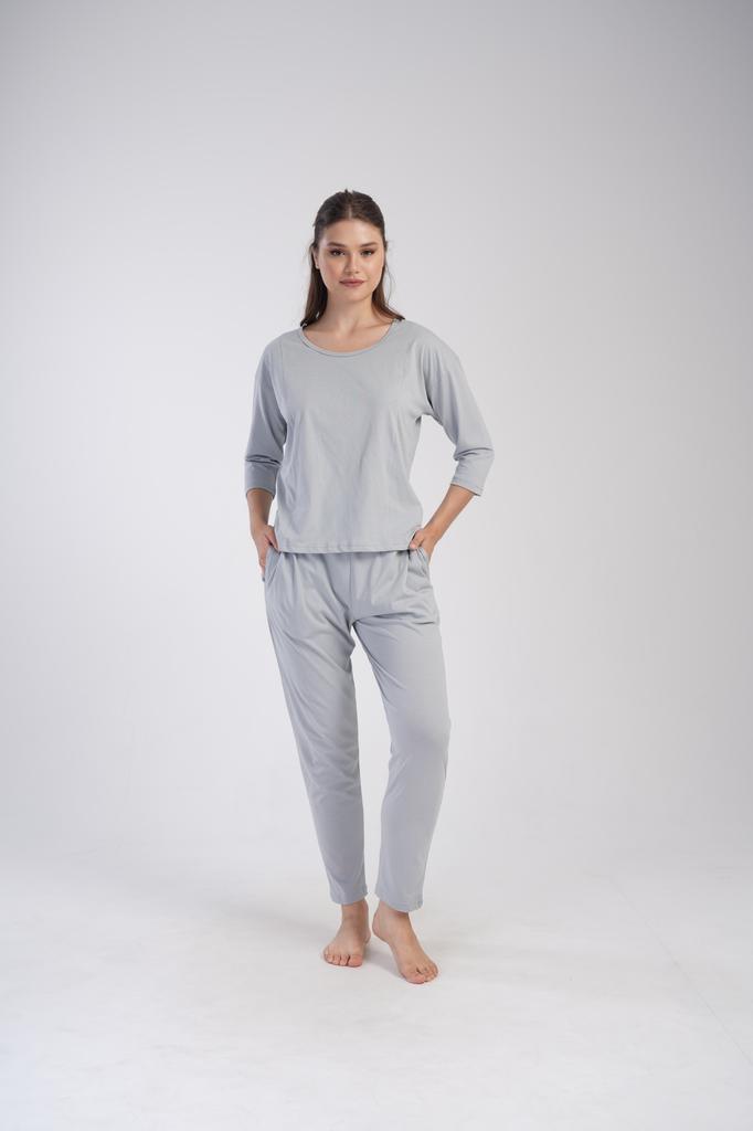 Women's Cotton Pyjamas Long Trousers And Long Sleeve S Vienetta Comfortable