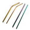Rainbow Straws Stainless Steel Drinks Straw Metal Drinking Cleaner Reusable Barr