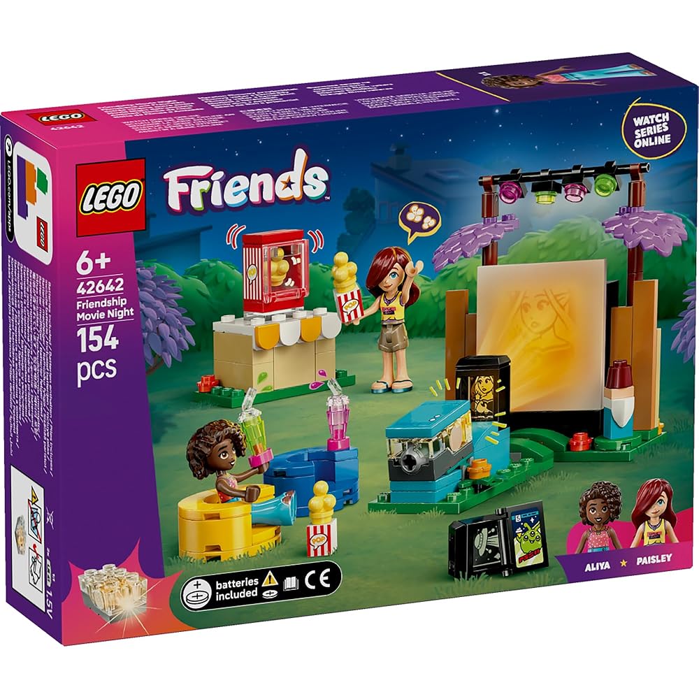 LEGO Friends Movie Party Building Set 42642 Educational Toy for Kids Age 6-9