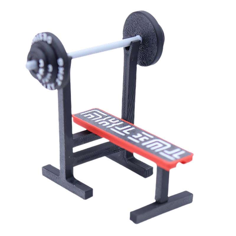 Tiny Fitness Workout Equipment For 1/12 Scale Doll House Plastic Safe Miniature Gym Accessories With Realistic Detail