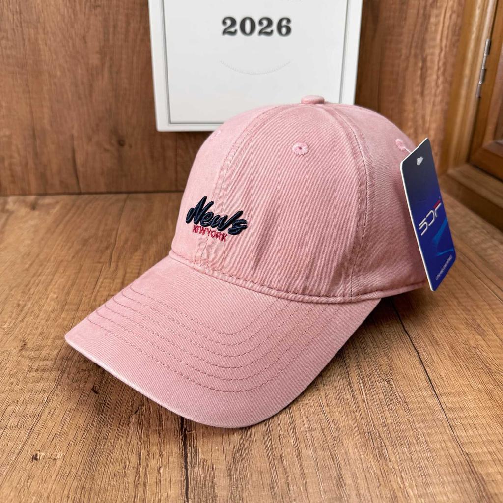 Daily cap washed old English embroidery baseball cap street travel retro style men and women tide