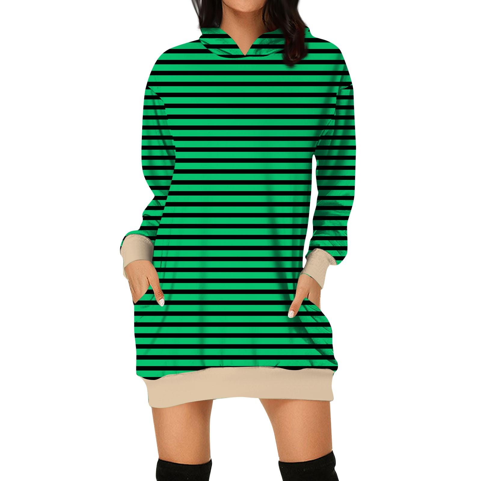 

Женское осеннее и зимнее платье-толстовка с капюшоном, платье с принтом на Хэллоуин XXL