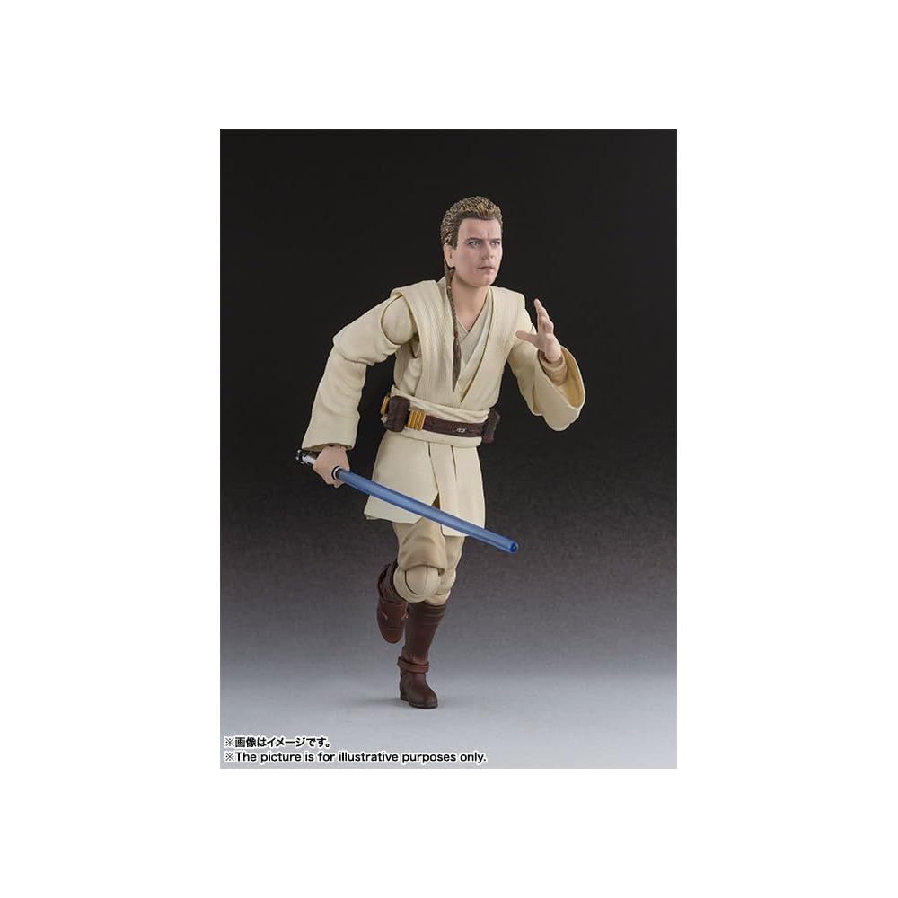 TAMASHII NATIONS S.H.Figuarts STAR WARS: The Phantom Menace Obi-Wan Kenobi (Episode I) (Rerelease) Approximately 155mm PVC & ABS Painted Movable Figur