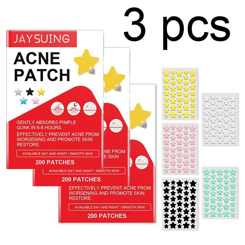 Jaysuing Acne Patches: Top-quality Hydrogel Acne Patches Designed Specifically To Reduce Acne and Whiteheads, 200 Pieces.