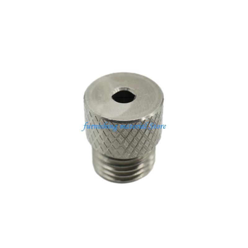 Y5GD 8pc Stainless Steel Drill Bushings 3-10mm Internal Diameter Coarse Thread Rolled