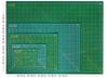 Elan Cutter Mat Handicraft Supplies Double Sided A1 90 X 60cm Green Cutting Mat for Home and Commercial Use