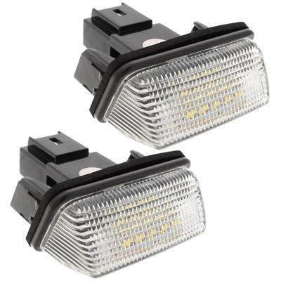 Toyota Auris I II Avensis III Corolla X Verso Yaris III LED License Plate Lights 2 Pcs Set