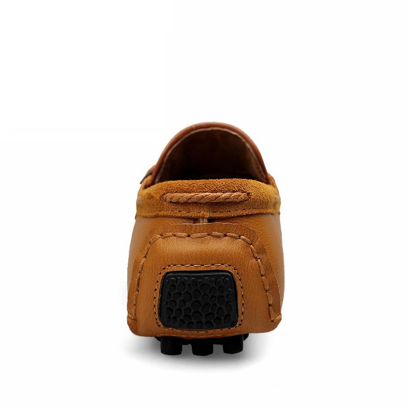 Mode Handgefertigte Leder Herrenschuhe Lässig Bequem Slipper Loafer Herren Lederschuhe Flats Mokassins Laufschuhe Herbst Dropshipping