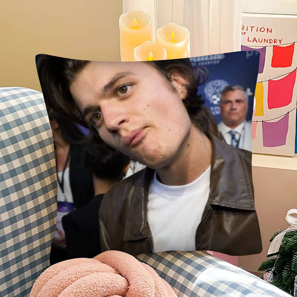 pc Actor Joe Cool KKeery Pillow Case Fashion Square Pillowcase Bedroom Sofa Room Ins Decoration Leisure