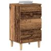 Nightstand with Drawers Rustic Wood Look 40 x 35 x 70 cm Engineered Wood