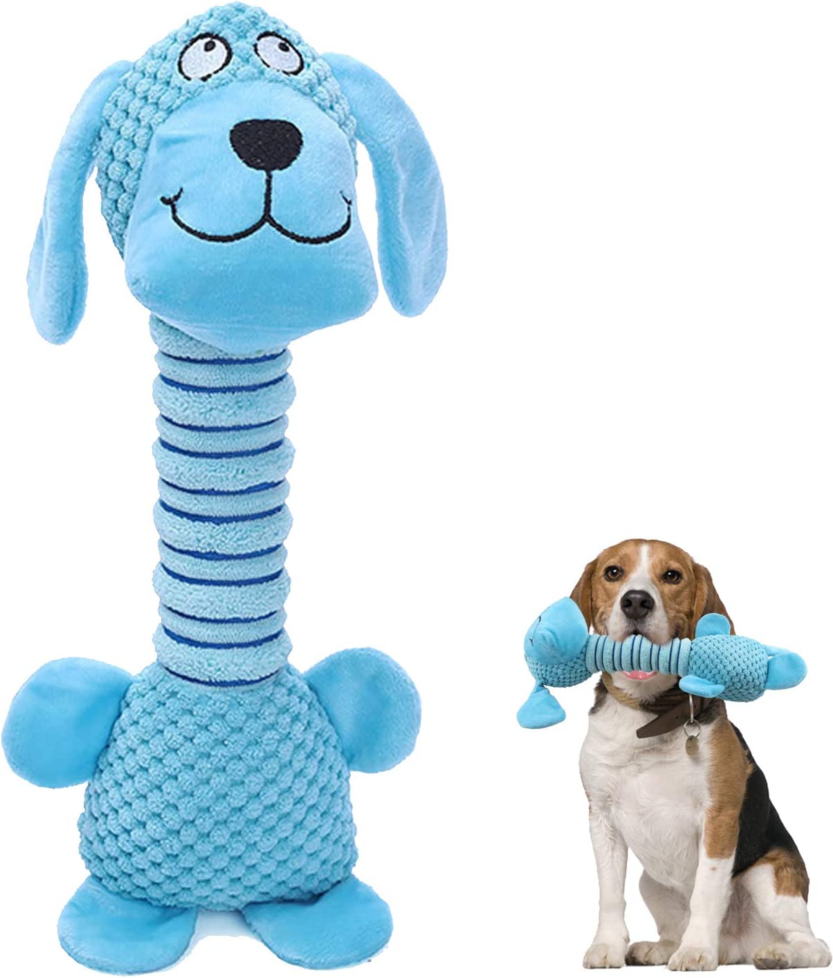 

Плюшевые игрушки для собак с длинной шеей. Интерактивные скрипучие игрушки для собак. (Собака)