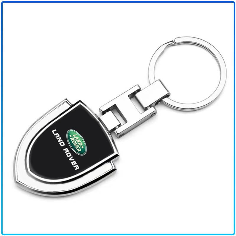3D Metall Auto Styling Schlüsselanhänger Schlüsselring Schlüsselhalter Styling Auto Zubehör Für Land Rover Freelander L319 L462 Range Sport L322 Discovery 2 3 4 5