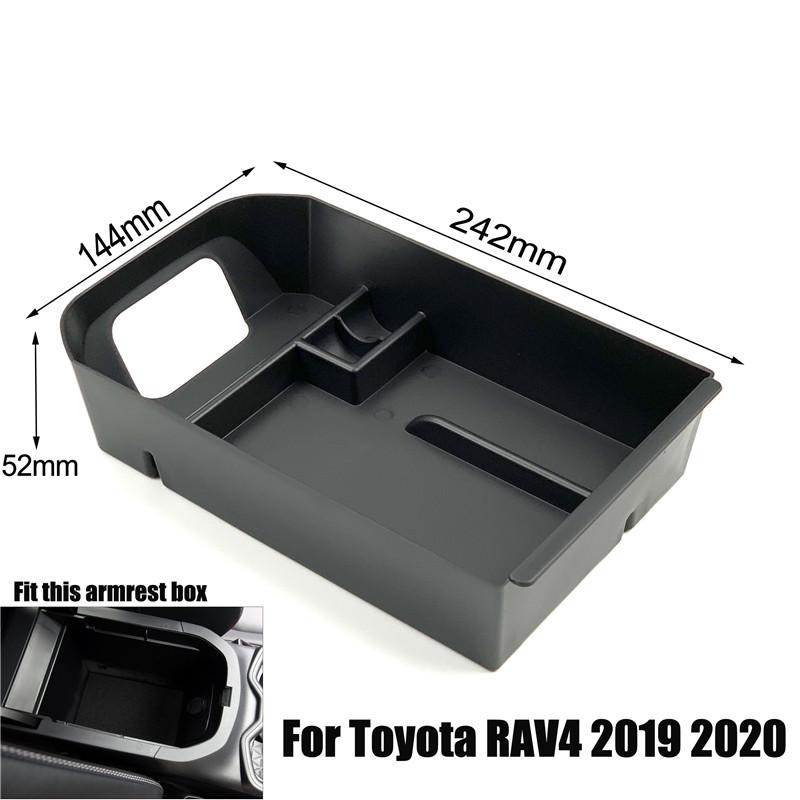 Car central storage box broadhurst armrest remoulded car glove storage box case for Toyota RAV4 2014-2018