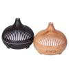 Hohler Holzmaserung Aroma Diffusor Luftbefeuchter 7 Farbwechsel LED Licht 500ML Ultraschall Kaltnebel Ätherisches Öl Diffusor
