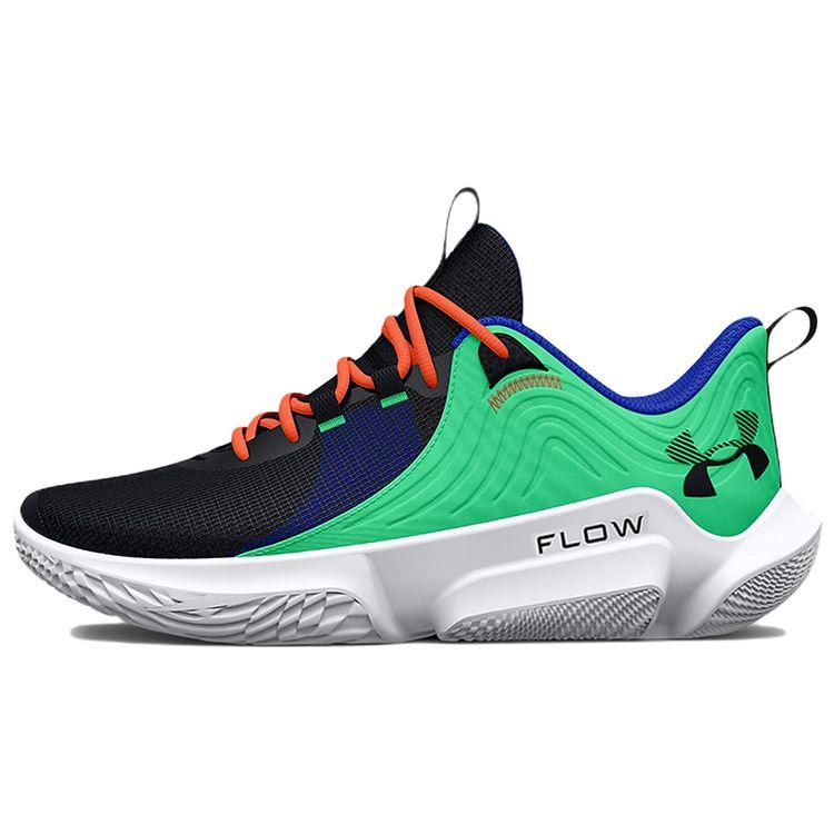 Under Armour Flow FUTR X 2 Unisex Black Antifreeze Basketball Shoes 3024978-001 35.5