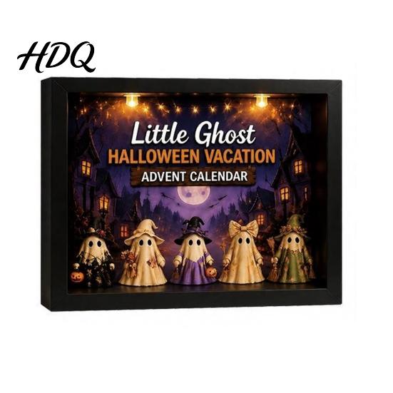 Festive Countdown Calendar Halloween Advent Calendar 24 Days Ghost with Party Decor