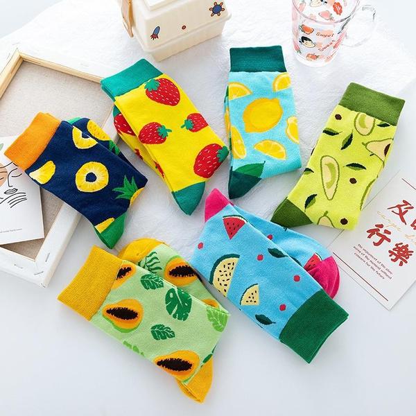 Fun Socks Sosete lungi pentru bărbați și femei cu model de fructe EUR SISE 37-44
