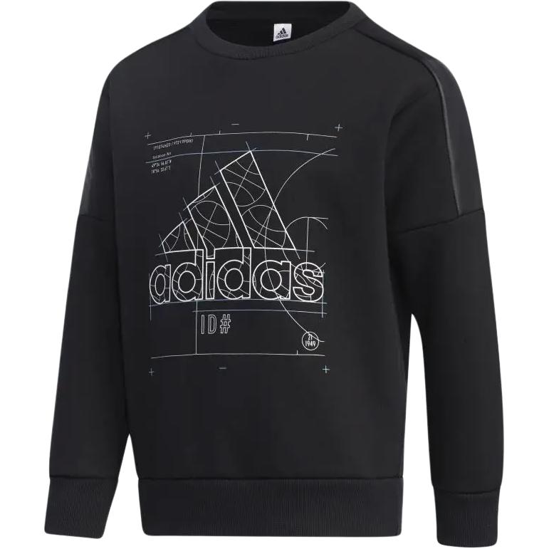 Adidas Sweatshirt Black Children Aged 3 7 Years Old GP0441 104