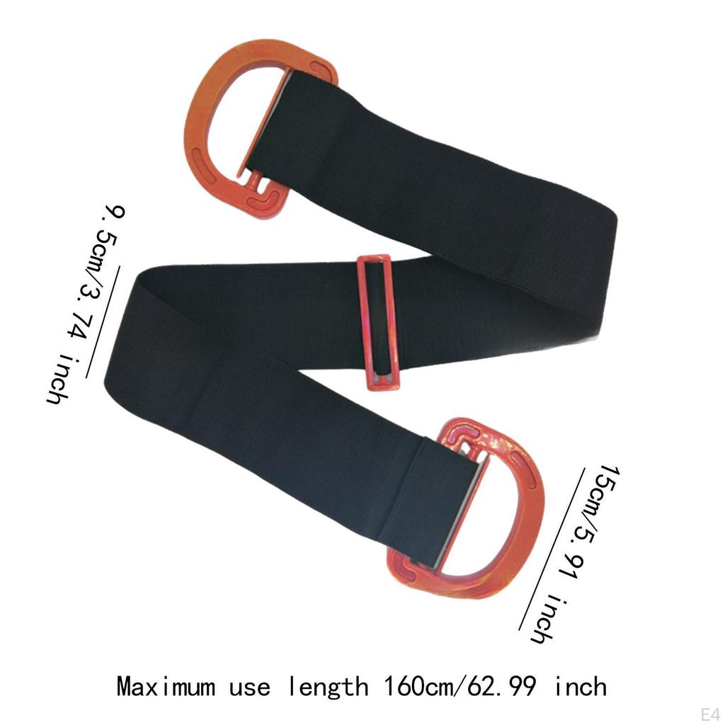 Adjustable Lifting Moving Strap Belt for Boxes Furniture House Green