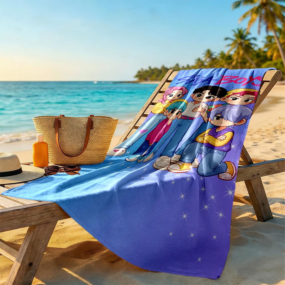Saja Boys Beach Towel Quick-Dry Soft Microfiber Comfortable Lightweight Portable for Swimming,Beach,Camping, Travel, Beach Accessories,Gym
