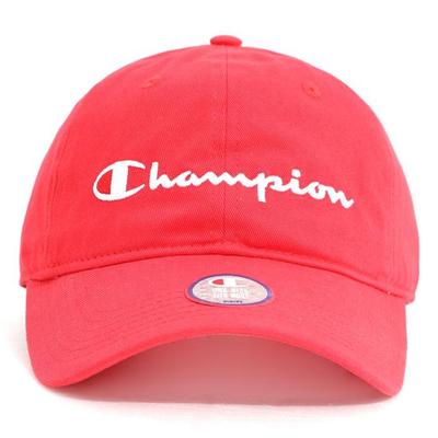 Champion Classic Brushed Cotton Twill Logo Ball Cap Scarlet H0672-040