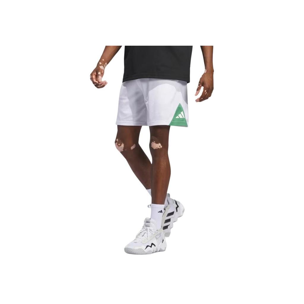 New Adidas Basketball Badge Of Sport Shorts Sports Shorts Men's White IR5538