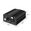 Buerjia 1-Channel 48V Phantom Power Supply with XLR 3-Pin Microphone Cable for Music Recording Equipment