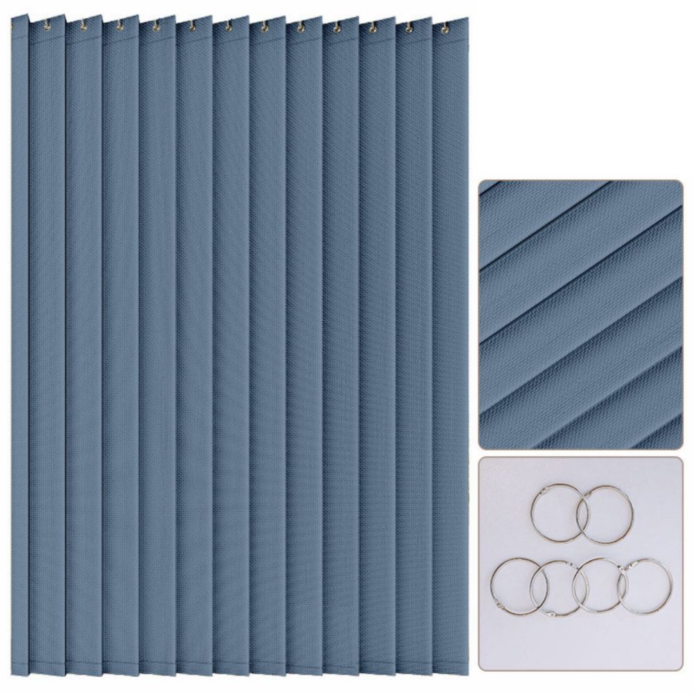 1pcs Pleated Hook-Up Blackout and Thermal Curtains