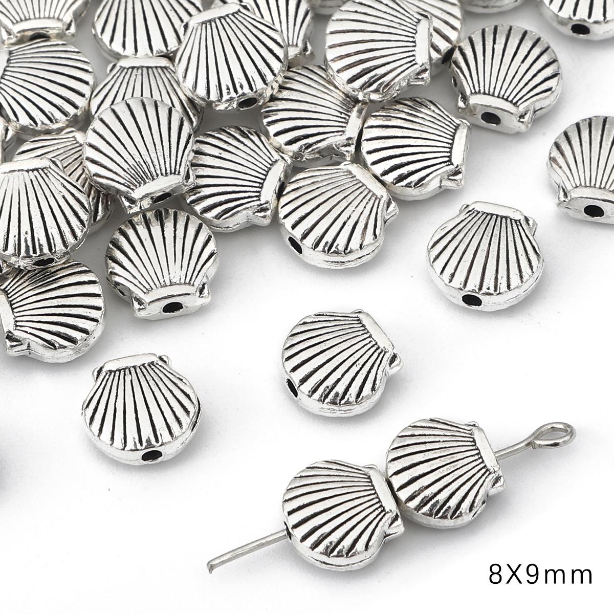 

Несколько стилей, покрытие из серебряного сплава, аксессуары для изготовления ювелирных изделий, ожерелье, браслет, серьги «сделай сам» 8*9mm 20pcs серебряный