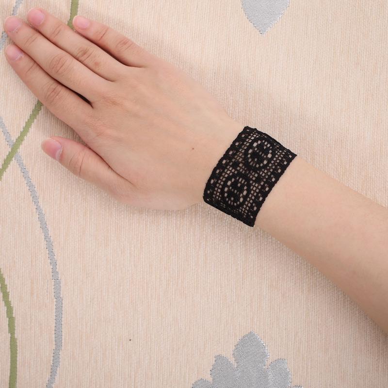 Summer Thin Lace Wrist Support - Women's Breathable Scar Cover Tattoo Sun Protection Gloves