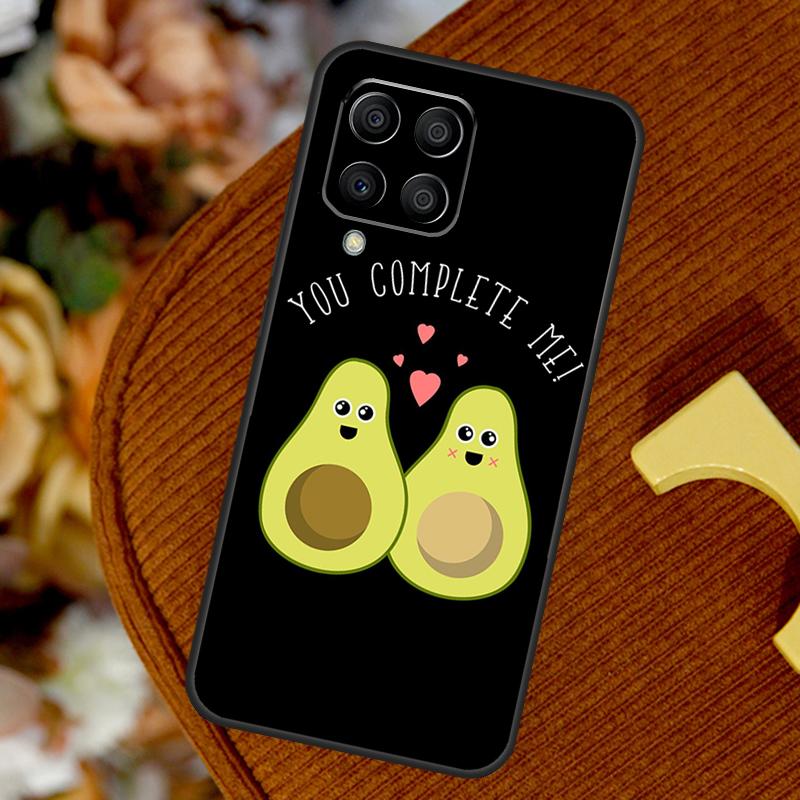 Funny Cartoon Avocado For Samsung Galaxy M14 M34 M54 M12 M32 M52 M53 M33 M13 M20 M15 M55 M31s M30s M21 M51 Case