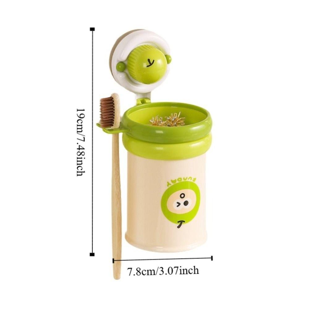Cartoon Wall-Mounted Holder Detachable Magnetic Mouthwash Cup  Kitchen
