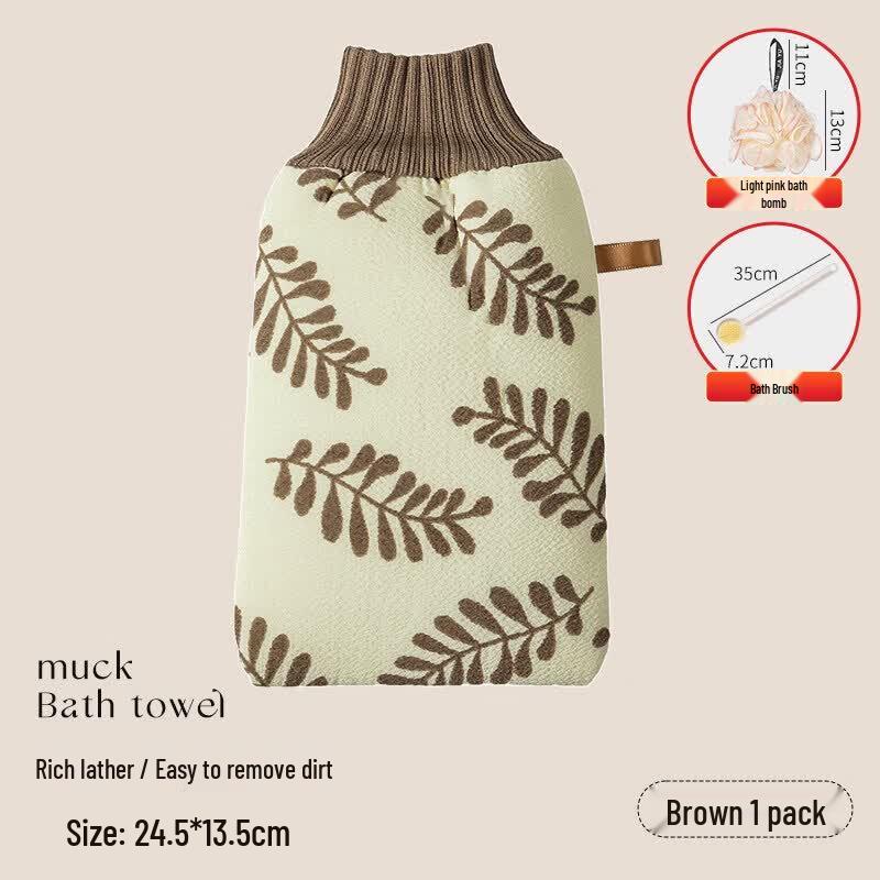 LIEI Double-Sided Exfoliating Bath Mitt