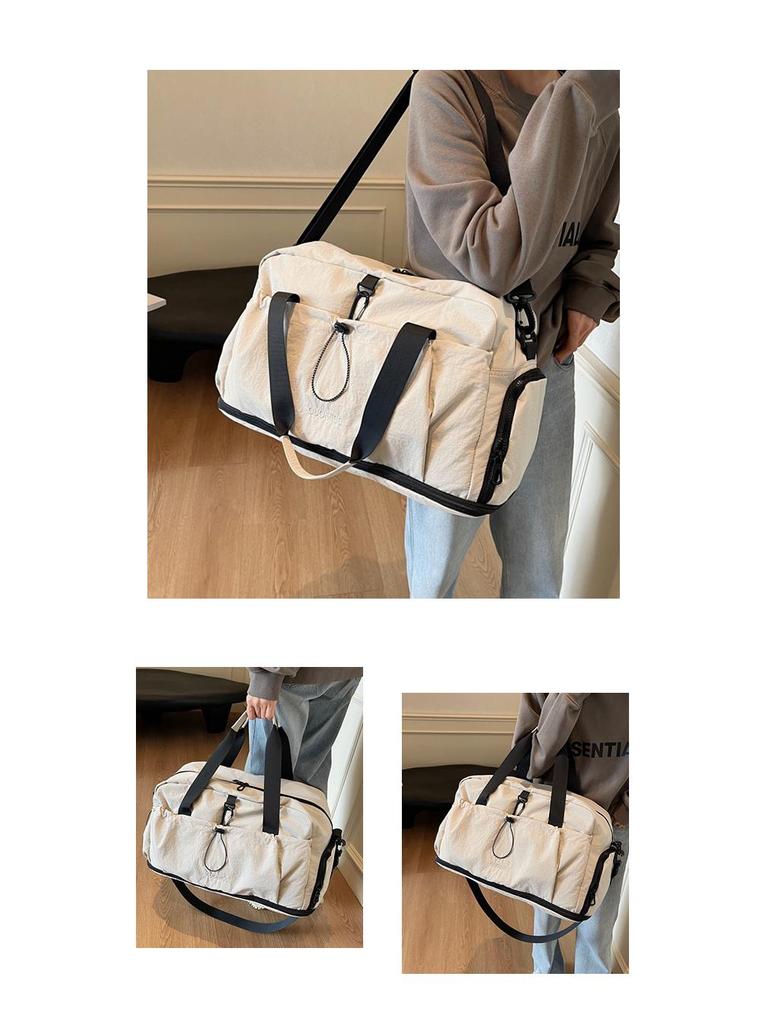 Expandable Travel Bag: Large-Capacity Maternity, Wet/Dry Separation, Ideal for Swimming, Yoga & Fitness