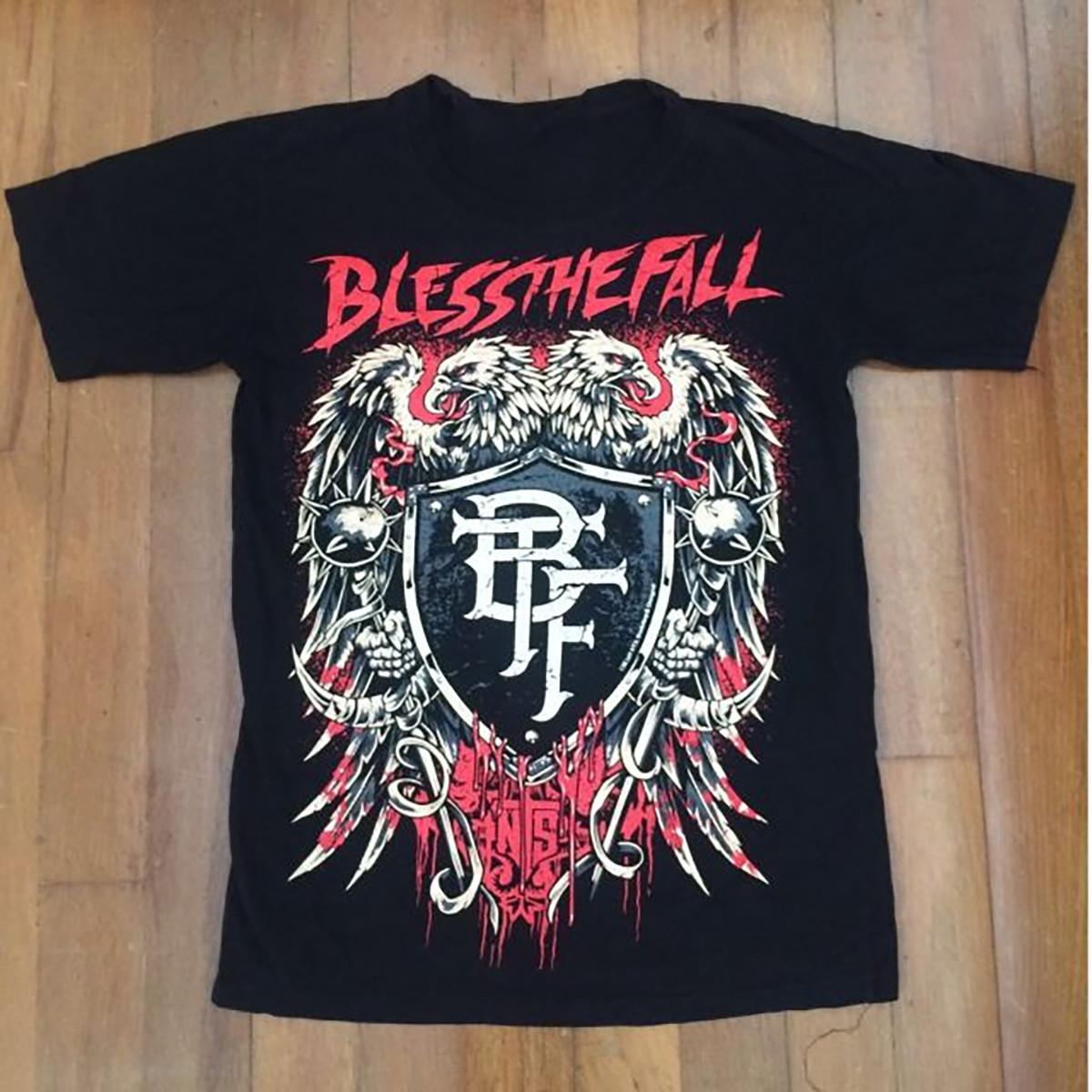 Rare BlessTheFall Tour Band Cotton Tee All Size Gift For Fan T-Shirt M