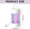 Portable UV Mosquito Killer Lamp Electric Bug Zapper USB Rechargeable Fly Swatter Insect Trap for Camping Summer