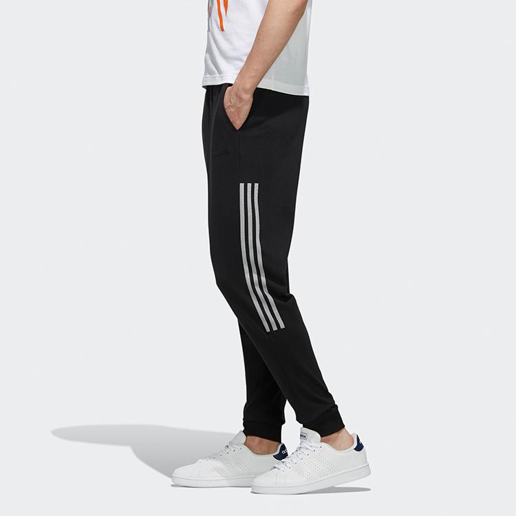 Adidas Pantaloni de trening sport cu manșete Neo Cs Base Tp Bărbați Partea de jos Negru FK9930