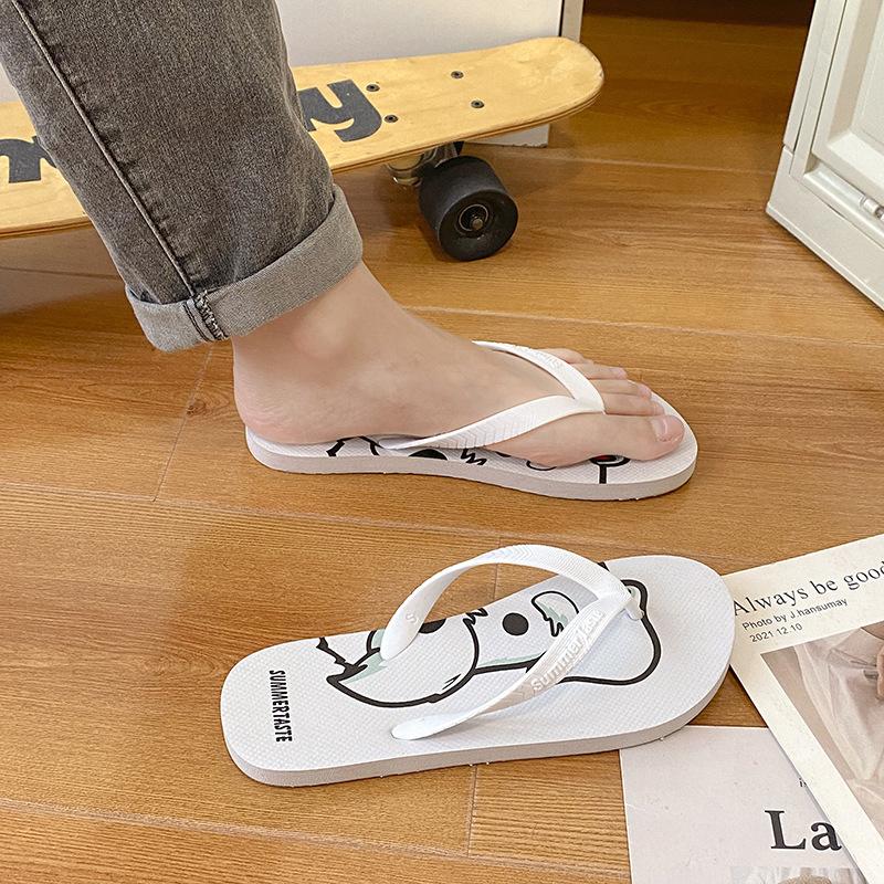 Flip-flops men's shoes casual summer non-slip thick-soled sandals beach shoes couple cool slippers