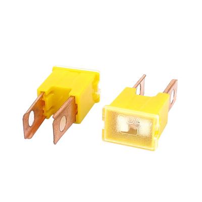Auto Auto Schmelzsicherung Gelb 60A 32V Stecker Pal 2 Gerade 2er-Pack