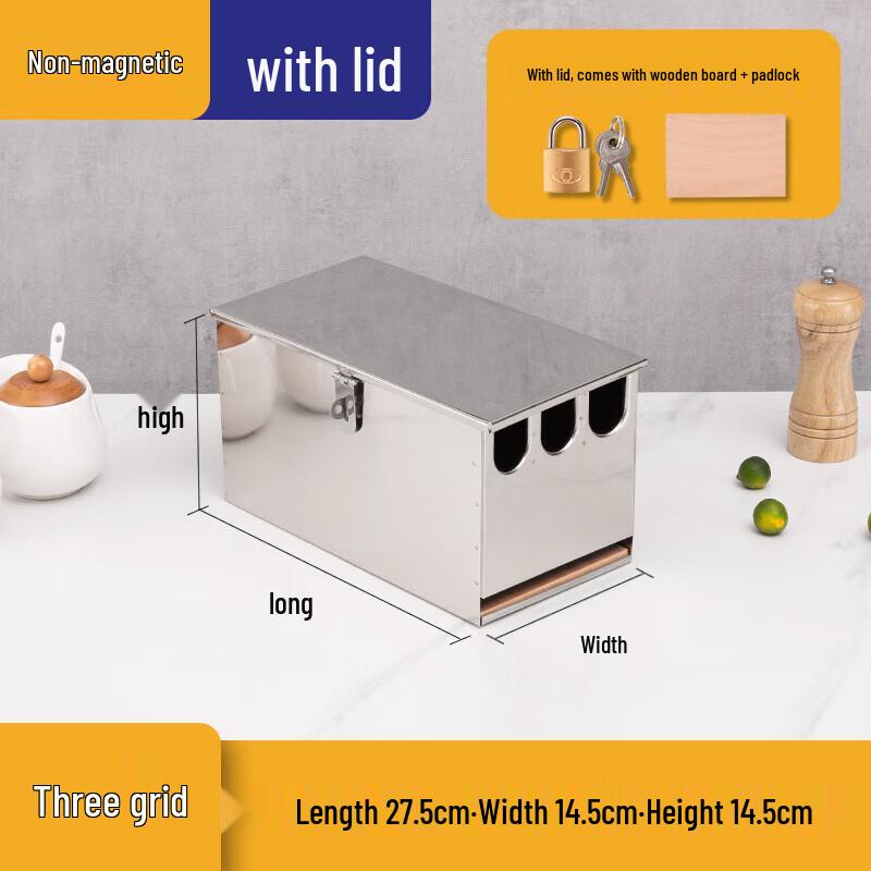 ChangHang Stainless Steel Knife Storage Box with Lock