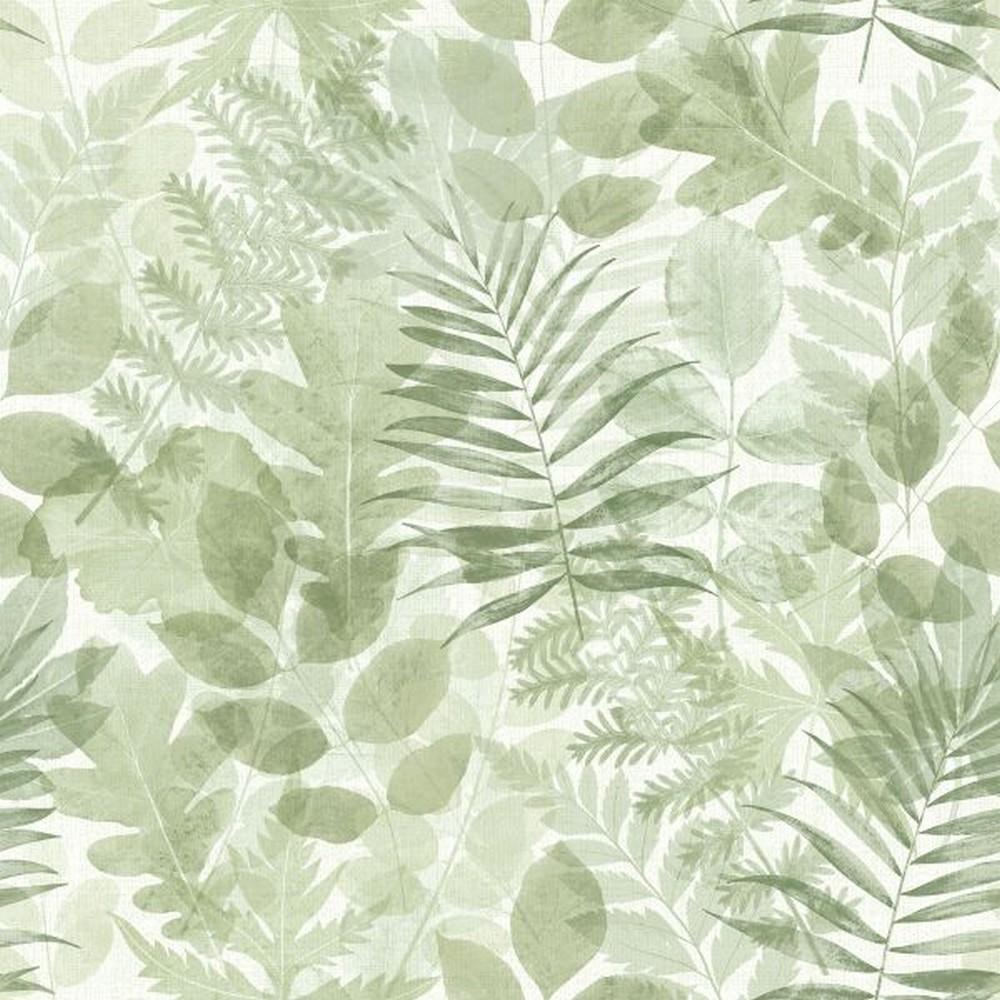 Catherine Lansfield Leaves Muriva Wallpaper