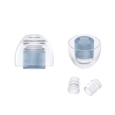 SpinFit NEO Earbuds for Wired Earphones, Premium Silicone Eartips (1 Pair with Nozzle Adapter / 1 Pair of Small Size Earbuds)
